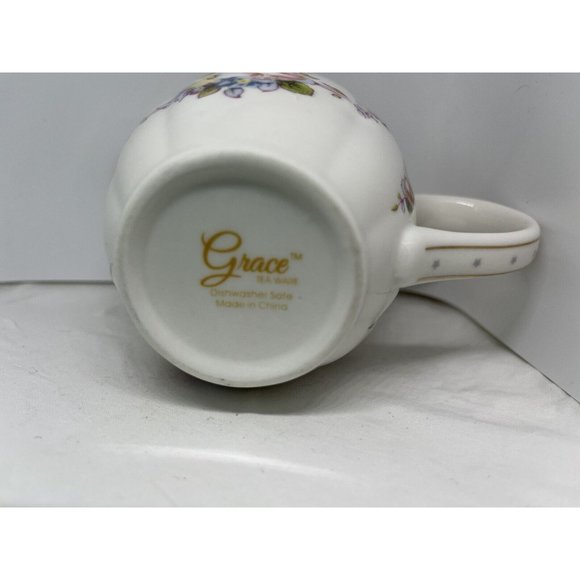 Grace’s Teaware Pink Floral Flowers. Sugar and Creamer Teacup - Picture 8 of 12